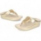Sandali metallici con perline Rumba FitFlop HI7 PLATINO