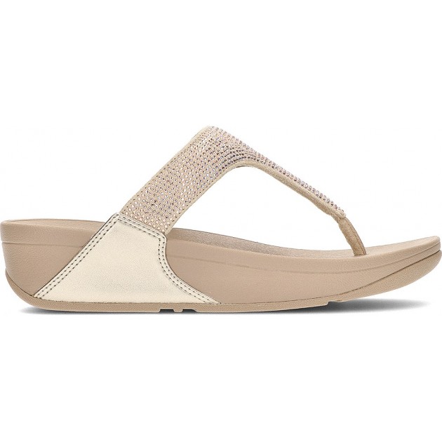 SANDALI FITFLOP CON DECORAZIONI IN CRISTALLO LULU BEIGE SANDALI FITFLOP CON DECORAZIONI IN CRISTALLO LULU BEIGE