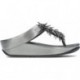 Sandali metallici con perline Rumba FitFlop HI7 PEWTER_BLACK