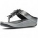Sandali metallici con perline Rumba FitFlop HI7 PEWTER_BLACK