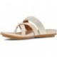 Sandali in pelle di cristallo FitFlop HO5 Gracie BEIGE
