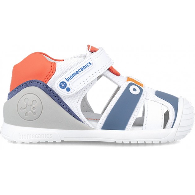 BIOMECANICS PRIMI PASSI SANDALO SPORT 242154-A BLANCO_NARANJA BIOMECANICS PRIMI PASSI SANDALO SPORT 242154-A BLANCO_NARANJA