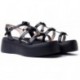 MERAVIGLIE CAROLINA A-3703 SANDALO BLACK