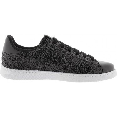 SNEAKERS VICTORIA 112558 GLITTER NEGRO