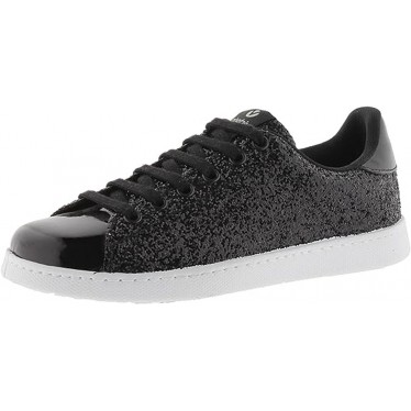 SNEAKERS VICTORIA 112558 GLITTER NEGRO