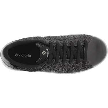 SNEAKERS VICTORIA 112558 GLITTER NEGRO