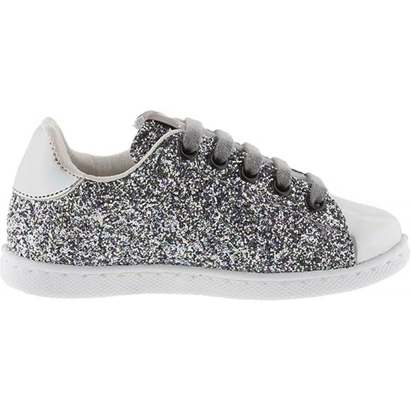 SNEAKERS VICTORIA 112558 GLITTER PLATA