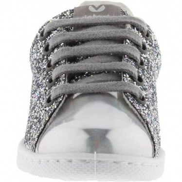 SNEAKERS VICTORIA 112558 GLITTER PLATA