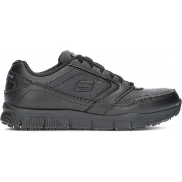 SKECHERS SPORTIVI DA LAVORO VESTIBILITA' RILASSATA NAMPA SR 77156EC BLACK