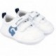 SNEAKERS IN PELLE GARVALÍN 242320-A BLANCO_AZUL