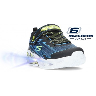 Skechers 400149 Luci Strom Sneaker NEGRO