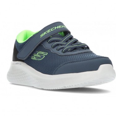 Scarpe sportive per bambini Skechers 404015 Sprint Surge NAVY_LIME