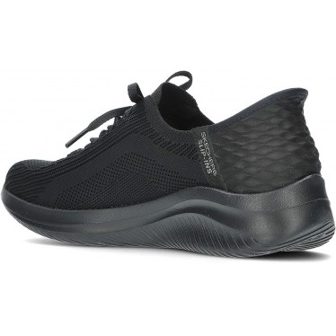 SKECHERS 149710 SNEAKER PERCORSO BRILLANTE BLACK