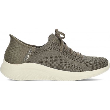 SKECHERS 149710 SNEAKER PERCORSO BRILLANTE OLIVE