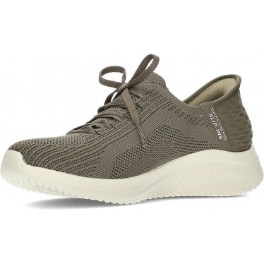 SKECHERS 149710 SNEAKER PERCORSO BRILLANTE OLIVE