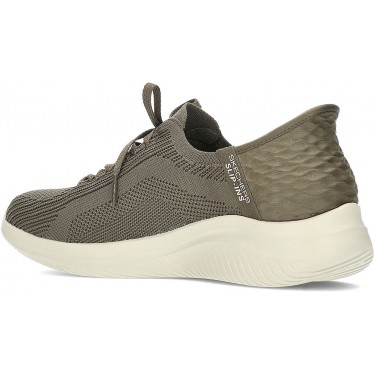 SKECHERS 149710 SNEAKER PERCORSO BRILLANTE OLIVE