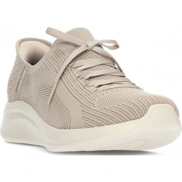 SKECHERS 149710 SNEAKER PERCORSO BRILLANTE TAUPE