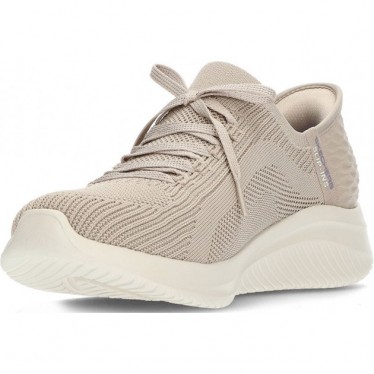 SKECHERS 149710 SNEAKER PERCORSO BRILLANTE TAUPE