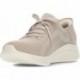 SKECHERS 149710 SNEAKER PERCORSO BRILLANTE TAUPE