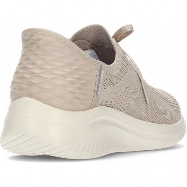 SKECHERS 149710 SNEAKER PERCORSO BRILLANTE TAUPE