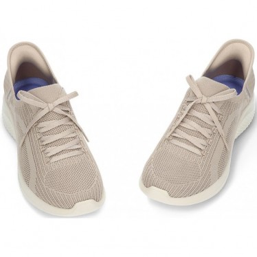 SKECHERS 149710 SNEAKER PERCORSO BRILLANTE TAUPE