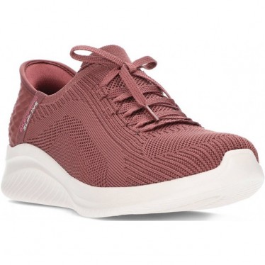 SKECHERS 149710 SNEAKER PERCORSO BRILLANTE BURGUNDY