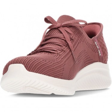SKECHERS 149710 SNEAKER PERCORSO BRILLANTE BURGUNDY