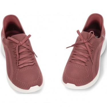 SKECHERS 149710 SNEAKER PERCORSO BRILLANTE BURGUNDY