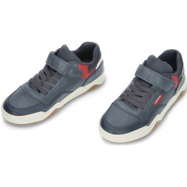 SNEAKERS GEOX J367RE NAVY_DKRED