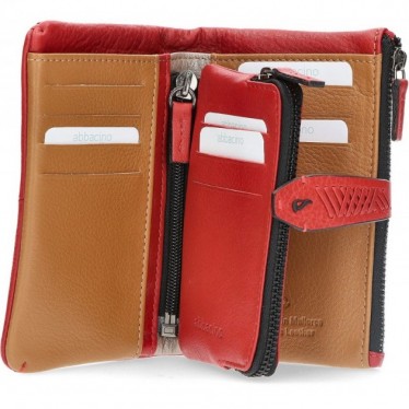 ABBACINO PORTAFOGLIO 71104 ROJO