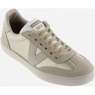 Scarpa da ciclismo metallizzata Victoria Berlin 1126197 PLATINO