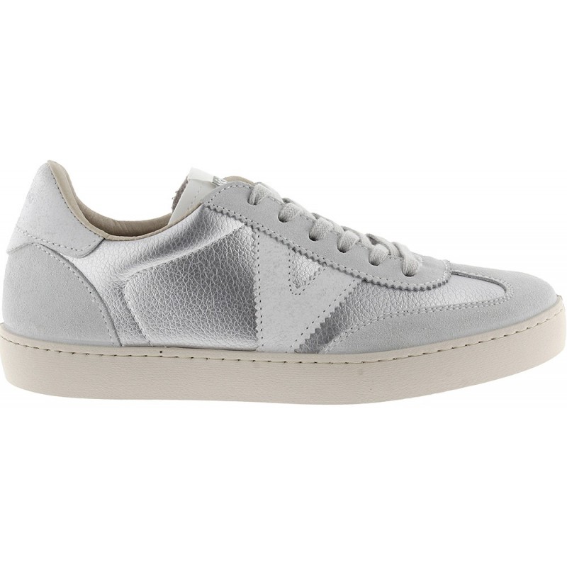 Scarpa da ciclismo metallizzata Victoria Berlin 1126197 PLATA