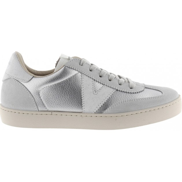 Scarpa da ciclismo metallizzata Victoria Berlin 1126197 PLATA