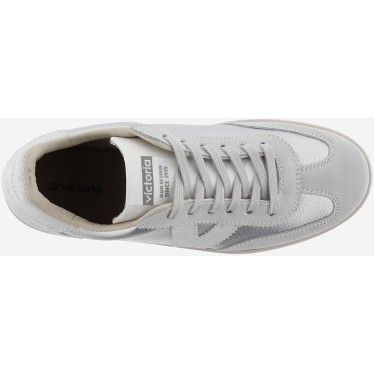 Scarpa da ciclismo metallizzata Victoria Berlin 1126197 PLATA
