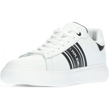 PEPE JEANS sneakers uomo pms00023 WHITE