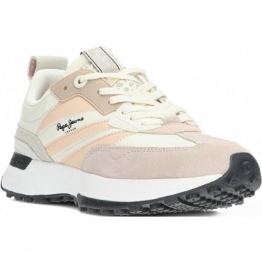 PEPE JEANS sneakers da donna lucky top pls60020 MOUSSE_WHITE
