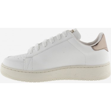 Sneaker VICTORIA Madrid Basket effetto pelle 1258254 PLATINO