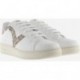 Sneaker VICTORIA Madrid Basket effetto pelle 1258254 PLATINO