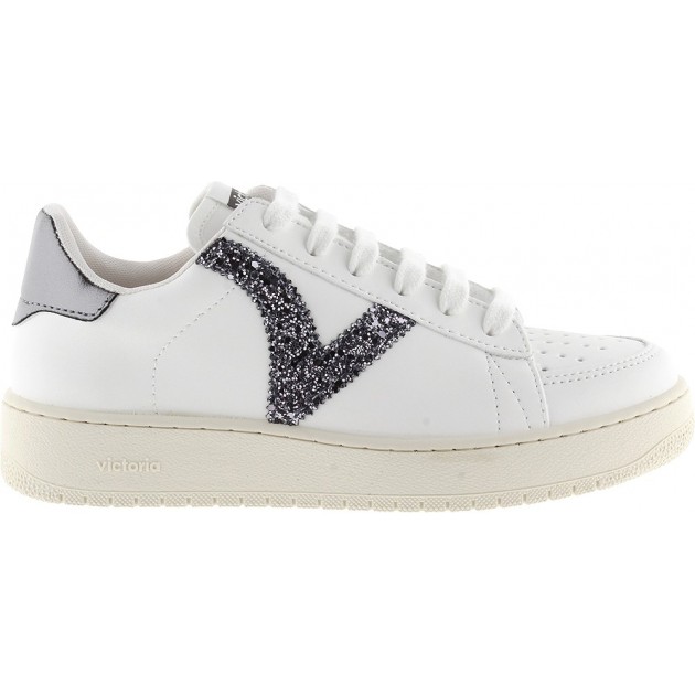 Sneaker VICTORIA Madrid Basket effetto pelle 1258254 ANTRACITA Sneaker VICTORIA Madrid Basket effetto pelle 1258254 ANTRACITA