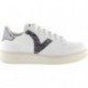 Sneaker VICTORIA Madrid Basket effetto pelle 1258254 ANTRACITA