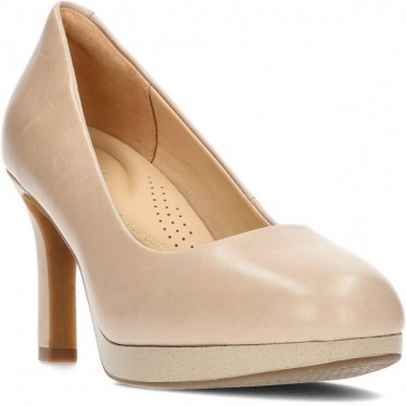 SCARPE CON TACCO CLARKS PAVONA COURT SAND