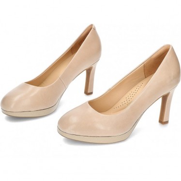 SCARPE CON TACCO CLARKS PAVONA COURT SAND