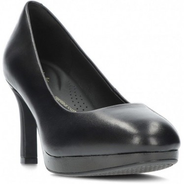 SCARPE CON TACCO CLARKS PAVONA COURT BLACK