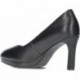 SCARPE CON TACCO CLARKS PAVONA COURT BLACK