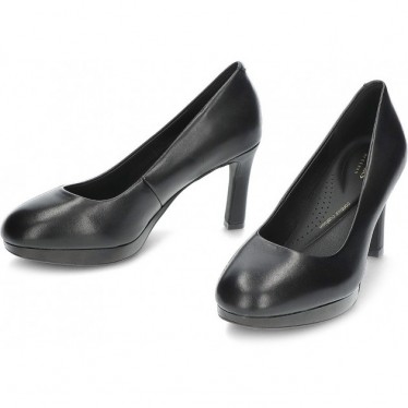 SCARPE CON TACCO CLARKS PAVONA COURT BLACK