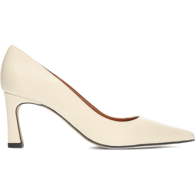 SCARPE CON TACCO ANGEL ALARCON FEBE MARFIL