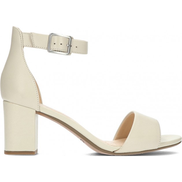 SANDALI CLARKS DEVAMAE MARFIL SANDALI CLARKS DEVAMAE MARFIL