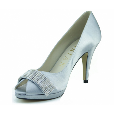 MARIAN SCARPA DONNA TACCO PARTY PLATA