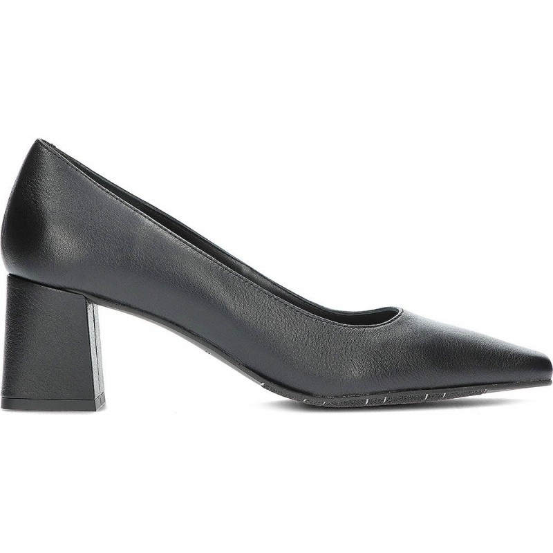 SCARPE CON TACCO COMFORT CLASSE 8427 NAPA NEGRO