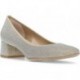 SCARPE CON TACCO MASCARO 50473 PLATA